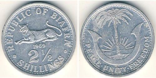 2.5 Шиллинг Республика Биафра (1967-1970) Алюминий 