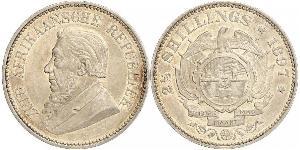 2.5 Шиллинг Южно-Африканская Республика Серебро Крюгер, Пауль (1825 - 1904)