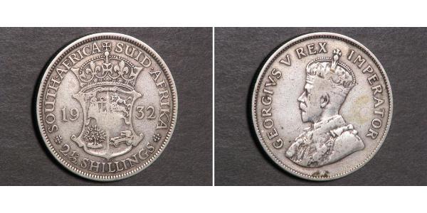 2.5 Шилінг Південно-Африканська Республіка Срібло Георг V (1865-1936)