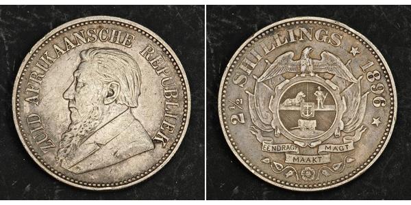 2.5 Шилінг Південно-Африканська Республіка Срібло Поль Крюгер (1825 - 1904)