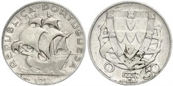 2,5 Эскудо Португалия / Portuguese Republic - Ditadura Nacional (1926 - 1933)  