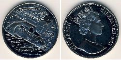 2,8 Ecu Gibraltar Kupfer/Nickel Elizabeth II (1926-2022)