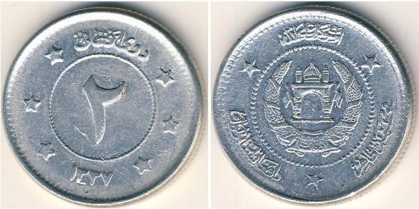 2 Afgani Kingdom of Afghanistan (1926—1973) Aluminio Mohammed Zahir Shah (1914 - 2007) 