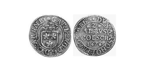 2 Albus null Plata Charles Eugene, 2nd Duke of Arenberg (1633–1681)