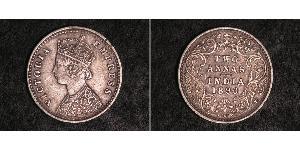 2 Anna Raj britannique (1858-1947) Argent Victoria (1819 - 1901)