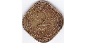 2 Anna India (1950 - ) Copper/Nickel George VI (1895-1952)