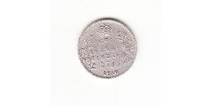 2 Anna British Raj (1858-1947) Silver Edward VII (1841-1910)
