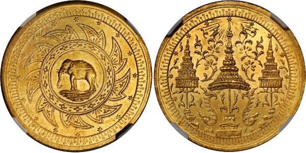 2 Baht Thailandia Oro 