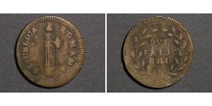 2 Baiocco Estados Pontificios (752-1870) Cobre 