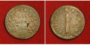 2 Baiocco Estados Pontificios (752-1870) Cobre 