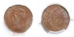 2 Ban Kingdom of Romania (1881-1947) Copper 