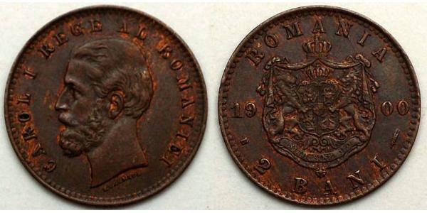 2 Ban Regno di Romania (1881-1947) Rame 