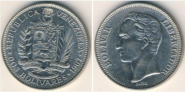 2 Bolivar Venezuela Nichel 