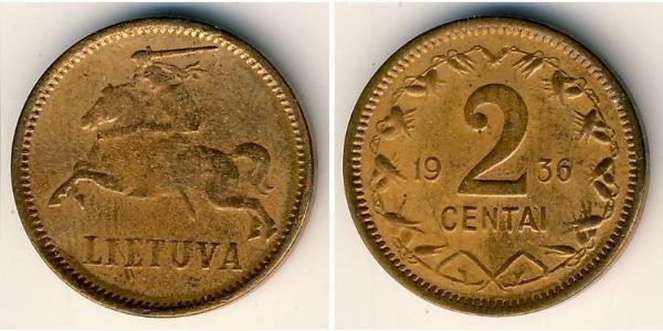 2 Cent Lituania (1991 - ) Bronce 