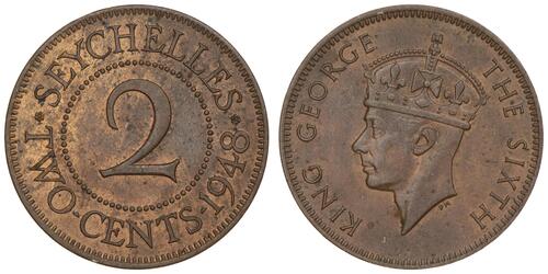 2 Cent Seychellen Bronze 