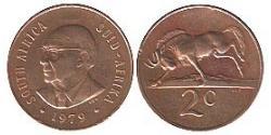 2 Cent South Africa Bronze 