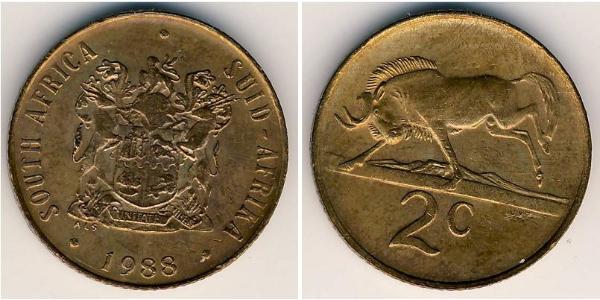 2 Cent South Africa Bronze 