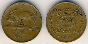 2 Cent Südafrika Bronze 