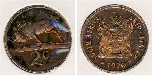 2 Cent Südafrika Bronze 