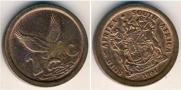 2 Cent Afrique du Sud Cuivre/Acier 
