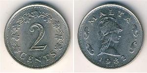 2 Cent Malte Cuivre/Zinc 