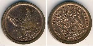 2 Cent Südafrika Kupfer/Stahl 