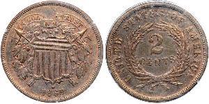 2 Cent États-Unis d