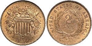 2 Cent États-Unis d