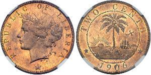 2 Cent Liberia  