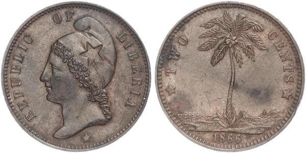 2 Cent Liberia  