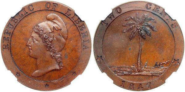 2 Cent Liberia  