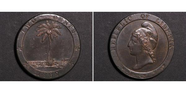 2 Cent Liberia  