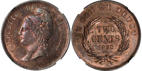 2 Cent Liberia  