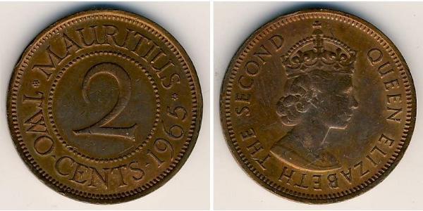 2 Cent Mauritius  