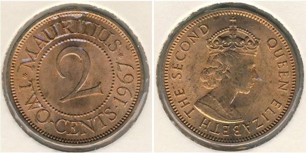 2 Cent Mauritius  