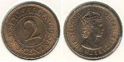 2 Cent Seychelles 青铜 