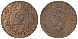 2 Cent Seychelles 青铜 