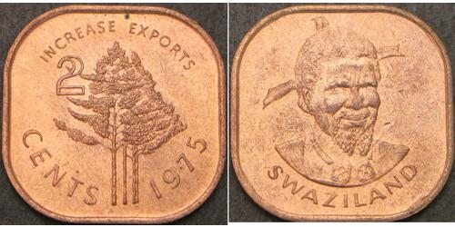 2 Cent Swaziland 青铜 