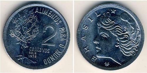 2 Centavo Brasile Acciaio 