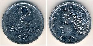 2 Centavo Brésil Acier 