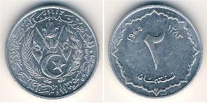 2 Centavo Algeria Alluminio 