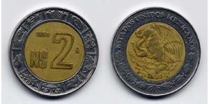 2 Centavo 墨西哥 Bimetal 