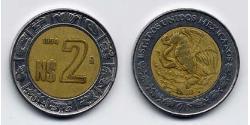 2 Centavo Mexiko (1867 - ) Bimetall 