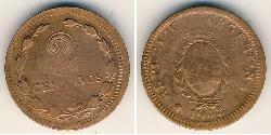 2 Centavo Argentinien (1861 - ) Bronze 