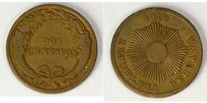 2 Centavo Peru Bronze 