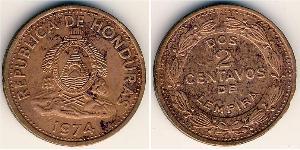 2 Centavo Honduras Bronzo 