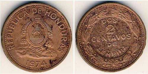 2 Centavo Honduras Bronzo 