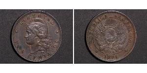 2 Centavo República Argentina (1861 - ) Cobre 