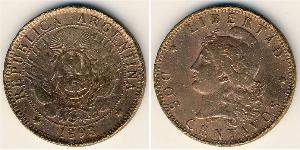 2 Centavo República Argentina (1861 - ) Cobre 