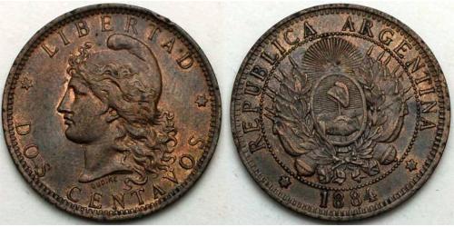 2 Centavo República Argentina (1861 - ) Cobre 